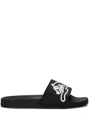 ICECREAM embossed slides - Black