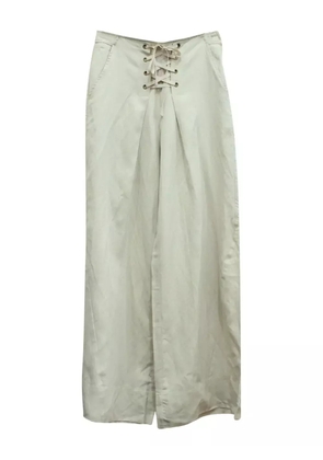 Ulla Johnson pleated lace-up trousers - Neutrals
