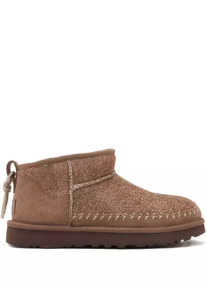 UGG suede stitched-detail boots - Brown