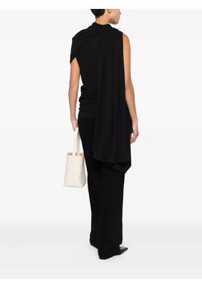 The Row Isadra draped one-shoulder top - Black