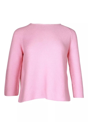 Max Mara crew neck knit T-shirt - Pink