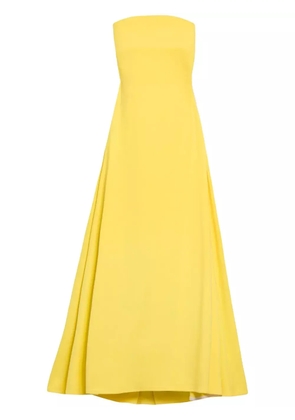 Jacquemus strapless gown - Yellow