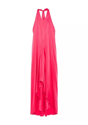 Danamé halterneck ruffled dress - Pink
