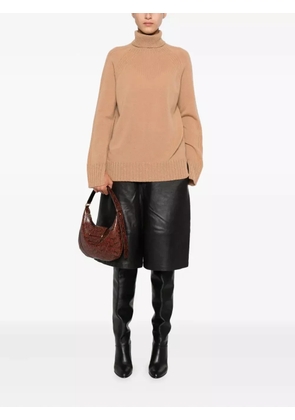TWINSET turtleneck ribbed sweater - Neutrals
