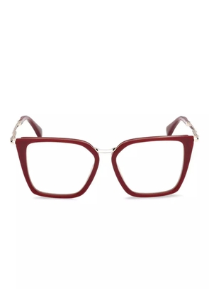 Max Mara Eyewear logo-engraved glasses - Red