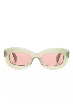 Garrett Leight Dolores round-frame sunglasses - Green