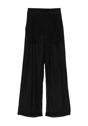 Danamé semi-sheer trousers - Black