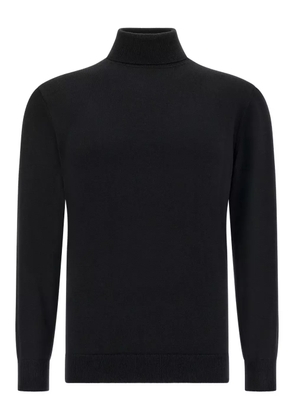 Boggi Milano turtleneck merino wool sweater - Black