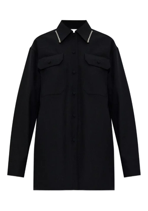 Jil Sander bead-embellishment shirt - Black