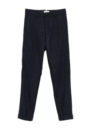 TRUE AVENUE pinstripe wool trousers - Blue
