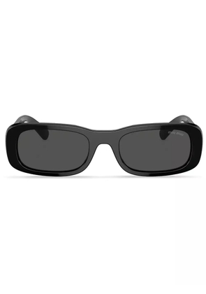 Miu Miu Eyewear rectangle-frame tinted sunglasses - Black
