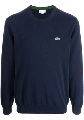 Lacoste logo embroidery sweatshirt - Blue