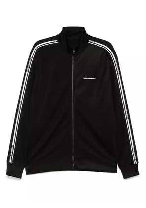 Karl Lagerfeld essential zip-up jacket - Black