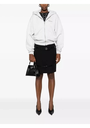 Coperni x Disney Crown zip-up hoodie - Grey