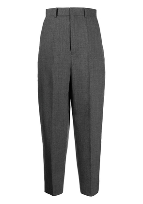 Enföld pressed-crease wool tailored trousers - Grey
