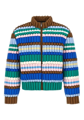 RAXXY 3D padded striped jacket - Blue