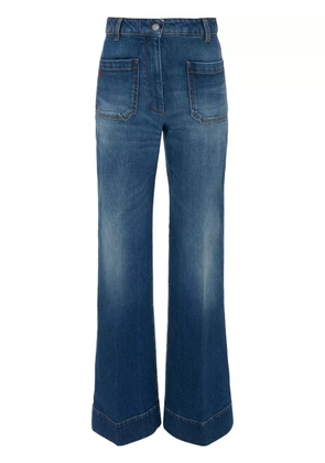 Victoria Beckham Alina flared jeans - Blue