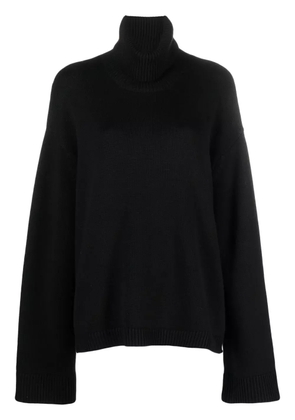The Frankie Shop Rhea trapeze roll-neck jumper - Black
