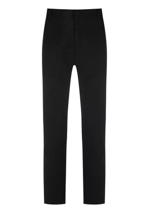 Handred buttoned slim trousers - Black