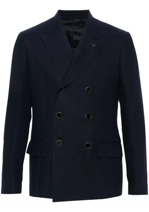 Lardini double-breasted blazer - Blue