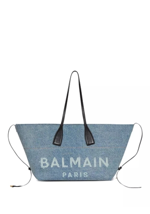 Balmain Track tote bag - Blue