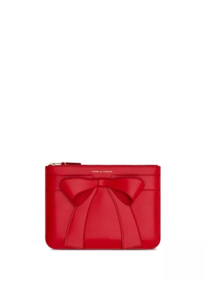 Comme Des Garçons Wallet Big Bow purse - Red