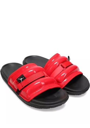 Nike Super Play 'Patent Red' slides