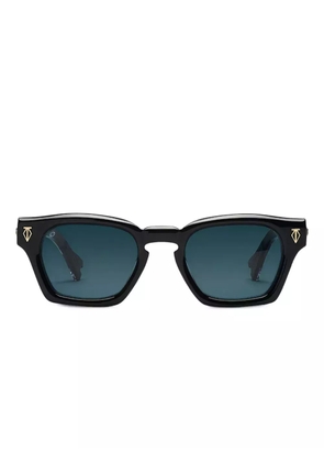 T Henri Eyewear Gyra temple-detail rectangle sunglasses - Black