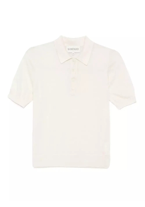 BOMPARD collared short-sleeve polo top - Neutrals