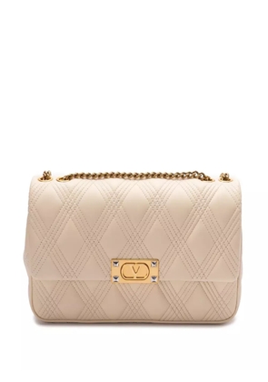 Valentino Garavani leather shoulder bag - Neutrals