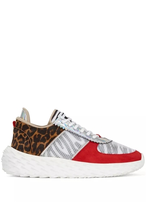 Giuseppe Zanotti Blabber colour-block sneakers - Red