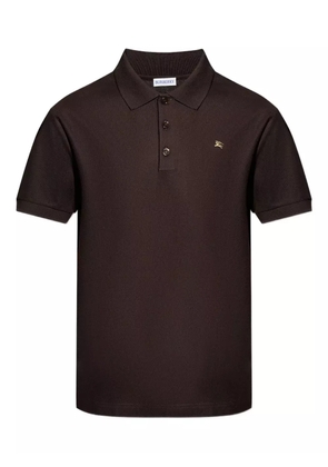 Burberry logo-detail polo shirt - Brown