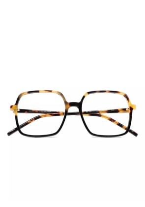 Kaleos Sweet tortoiseshell square-frame glasses - Brown