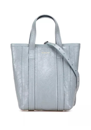 Balenciaga Pre-Owned 2010 Small Lambskin Barbes North South Shopper Bag satchel - Blue