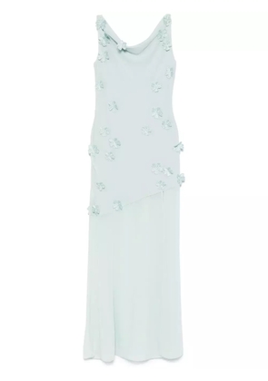 ROTATE BIRGER CHRISTENSEN Waterfall maxi dress - Blue