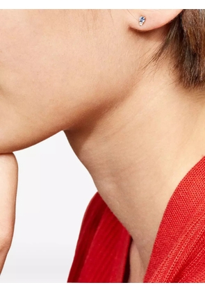 We by WHITEbIRD 18K yellow gold diamond and sapphire earring