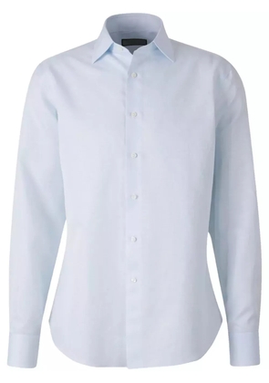 Canali spread-collar shirt - Blue