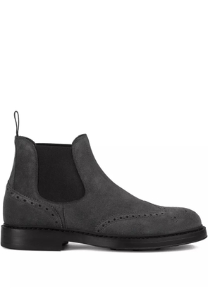 Doucal's suede chelsea boots - Grey
