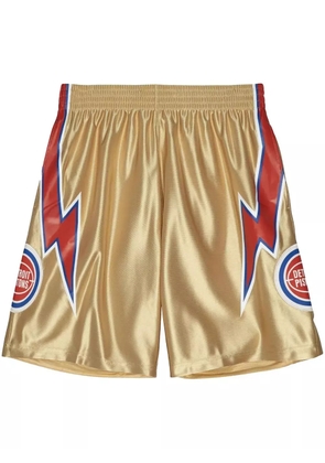 Mitchell & Ness 'NBA Detroit Pistons 1978' 75th Gold swingman shorts - Neutrals