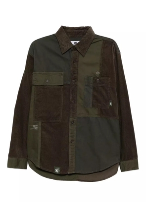 CHOCOOLATE patchwork shirt - Green