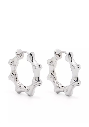 Eddie Borgo Bambu hoop earrings - Silver