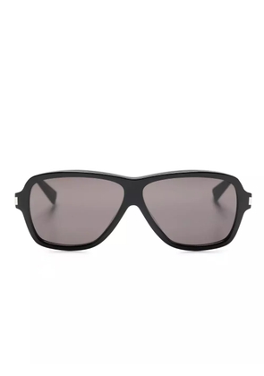 Saint Laurent Eyewear Carolyn oversized-frame sunglasses - Black