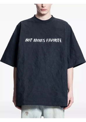 VETEMENTS slogan cotton T-shirt - Black