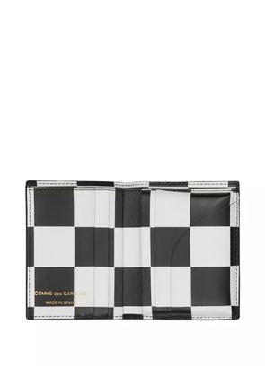 Comme Des Garçons Wallet patent-finish wallet - Black