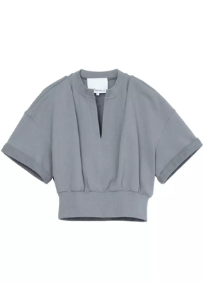 3.1 Phillip Lim V-neck cotton T-shirt - Blue