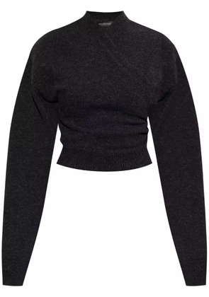 Balenciaga virgin wool sweater - Black