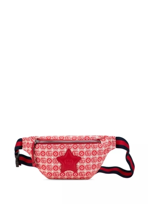 Gucci Pre-Owned 2000-2015 Kids GG Canvas Star belt bag - Red