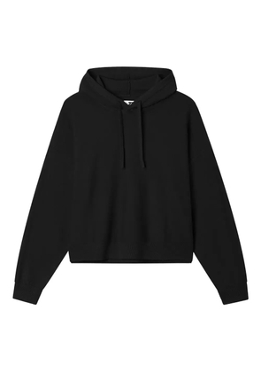 izzue drawstring hoodie - Black