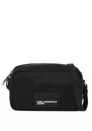 Karl Lagerfeld Jeans logo-printed crossbody bag - Black