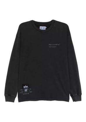 izzue long-sleeve T-shirt - Black